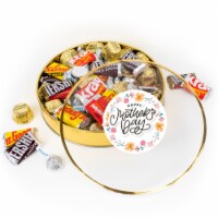 Mother's Day Chocolate Gift Tin - Plastic Tin with Candy Hershey's Chocolate Mix -