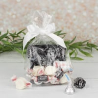 12ct Black Candy Goodie Bag Party Favors (12 Pack) Bulk Candy