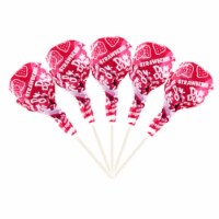 25ct Red Candy Strawberry Dum Dums Lollipops Bulk Candy