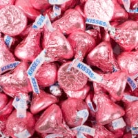 90 Pcs Pink Candy Hershey's Kissess Bulk Candy