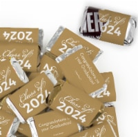 123 Pcs Gold Graduation Candy Party Favors Hershey's Miniatures Chocolate (Approx. 123 Pcs)