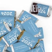 123 Pcs Light Blue Graduation Candy Party Favors Hershey's Miniatures (Approx. 123 Pcs)