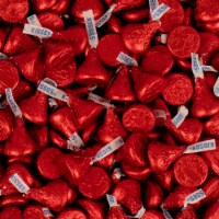 Red Hershey's Kisses Candy Milk Chocolates - 1 lb Bulk Candy