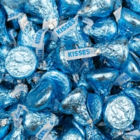 Light Blue Hershey's Kisses Candy Milk Chocolates 90ct Bag Bulk Candy