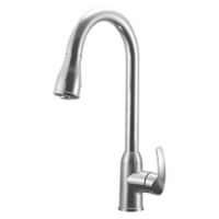 Dura Faucet D6U-DFNMK508SN Single Handle Pull Down Kitchen Faucet