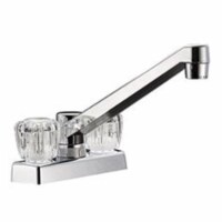 Dura Faucet D6U-DFPK640ACP 4 ft. RV Kitchen Two Handle Bar Faucet