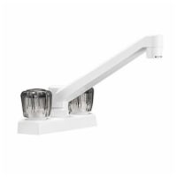 Dura Faucet D6U-DFPK640SWT 4 ft. RV Kitchen Two Handle Bar Faucet