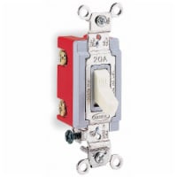 Hubbell Wall Swtch,2-Pol,120/277V,20A,Ivry,Toggl  HBL1222I