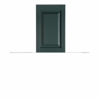 Perfect Shutters IR521555331 Premier Raised Panel Exterior Decorative Shutters, Heritage Gree