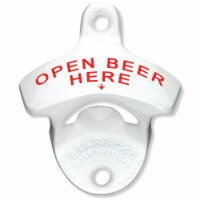 Wall Mount Bottle Opener | Open, Beer, Here | Open Bottles