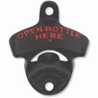 Wall Mount Bottle Opener | Open, Embossed, Here | Open Bottles