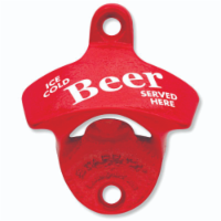 Wall Mount Bottle Opener | Ice, Cold, Beer | Open Bottles