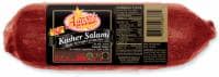 Aaron's Best Kosher Salami Chub Roll Perspective: front