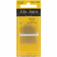 John James Sharps Hand Needles-Size 5/10 20/Pkg