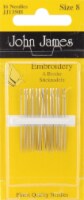 John James Embroidery Hand Needles-Size 8 16/Pkg