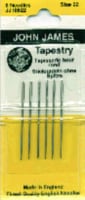 John James Hand Needles-Size 22 6/Pkg