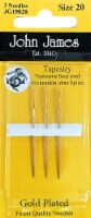 John James Gold Tapestry Hand Needles-Size 20 3/Pkg