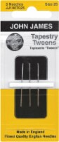John James Tapestry Tweens Hand Needles-Size 25 3/Pkg