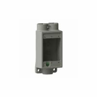 Killark Device Box,1/2 Hub,Shallow,2 Inlets FSCC-1M
