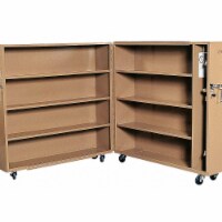 Knaack Clam-Shell Jobsite Cabinet,65 in,Tan 100