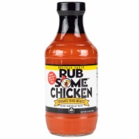 Rub Some Chicken Buffalo Sauce BBQ Sauce Barbecue 18 Ounce Jar Chicken Marinade