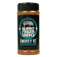 Burnt Finger BBQ Smokey KC All Purpose Award Winning Rub Gluten/MSG Free 13 oz.