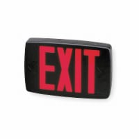Lithonia Lighting Ext Sgn,Thrmplst,Blk,11 3/4in,3W  LQM S 3 R 120/277 EL N M6