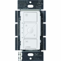Caseta Lutron 1.5 amps Single Pole Wireless Fan Control White 1 pk - Total Qty: 1; Each Pack