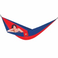 Hammock Bliss 371860 Single - Navy-Red