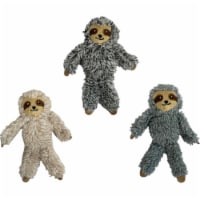 Multipet 60020278 5 in. Sloth Cat Toy, Assorted Color (Sold Separately)