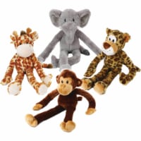 Multipet Swingin' Safari 19 In. Squeaky Plush Dog Toy MP2370 57 19