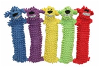 Multipet Loofa Floppy Dog Toy Assorted Perspective: Main