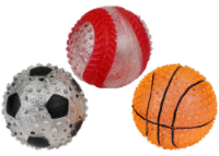 Multipet Assorted Light Up Sports Ball Dog Toy Perspective: Main