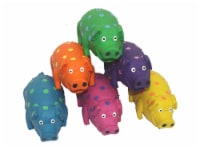 Multipet Latex Polka Dot Pig Dog Toy