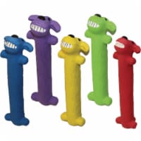 Multipet Assorted Mini Latex Loofa 6" Dog Toy