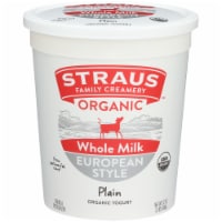 Straus Family Creamery™ Organic Whole Milk European Style Plain Yogurt Perspective: Main