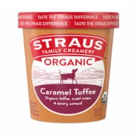 Straus Organic Caramel Toffee Crunch Ice Cream