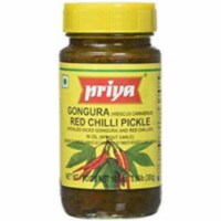 Priya Gongura Red Chilli Pickle No Garlic - 300 Gm
