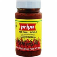 Priya Red Chilli Pickle No Garlic - 300 Gm