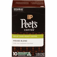 Peet's Coffee House Blend Decaffeinated Dark Roast Coffee K-Cup Pods