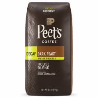 Peet's Coffee Decaf House Blend Dark Roast Ground Coffee