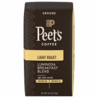 Peet's Coffee® Luminosa Breakfast Blend Light Roast Ground Coffee Perspective: Main
