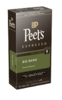 Peet's® Big Bang® Espresso 100% Arabica Coffee Aluminum Capsules Perspective: Main