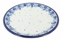 Blue Rose Polish Pottery Sybil Dinner Plate