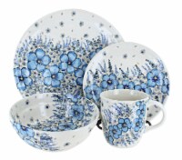 Blue Rose Polish Pottery Persephone 16 Piece Dinnerware Set