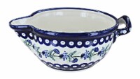 Blue Rose Polish Pottery Sweet Annie Batter Bowl