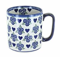Blue Rose Polish Pottery Sweet Heart Coffee Mug