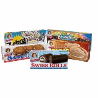 Zebra Cakes, Cosmic Brownies, Honey Buns, Oatmeal Creme Pies, and Swiss Rolls (1 Box Each)