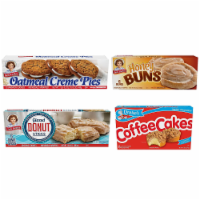 Breakfast Variety Pack: LD Oatmeal Creme Pies, Honey Buns, Donut Sticks, Drake's Coffee Cakes
