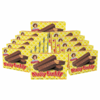 Little Debbie Nutty Buddy Bars, 12 Boxes, 144 Twin Wrapped Wafer Cookies with Peanut Butter